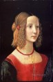 少女の肖像 ルネサンス フィレンツェ ドメニコ・ギルランダイオ